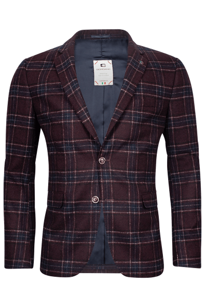 Giordano Red Lang Tailored fit Ruit Colbert 222608 30 - Colbert - Giordano Tailored - Giordano Red Lang Tailored fit Ruit Colbert 222608 30 - 222608/30/24