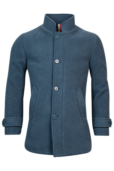 GIORDANO Petrol Lange Mouw Modern fit Effen Coat 322621 67 - Coat - Giordano Casual Identity - GIORDANO Petrol Lange Mouw Modern fit Effen Coat 322621 67 - 322621/67/24