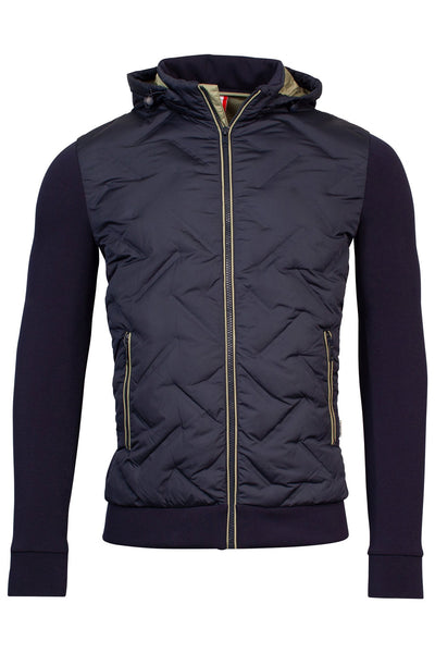 Giordano Blue Lange Mouw Modern fit Capuchon Effen Bodywarmer 312628 60 - Bodywarmer - Casual Identity/WAE10WA/Hangtag - Giordano Blue Lange Mouw Modern fit Capuchon Effen Bodywarmer 312628 60 - 312628/60/S