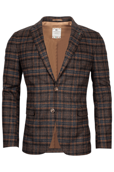 Giordano Brown Lang Tailored fit Ruit Colbert 222608 80 - Colbert - Giordano Tailored - Giordano Brown Lang Tailored fit Ruit Colbert 222608 80 - 222608/80/24